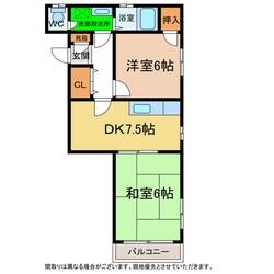 スカイコーポ宝の物件間取画像